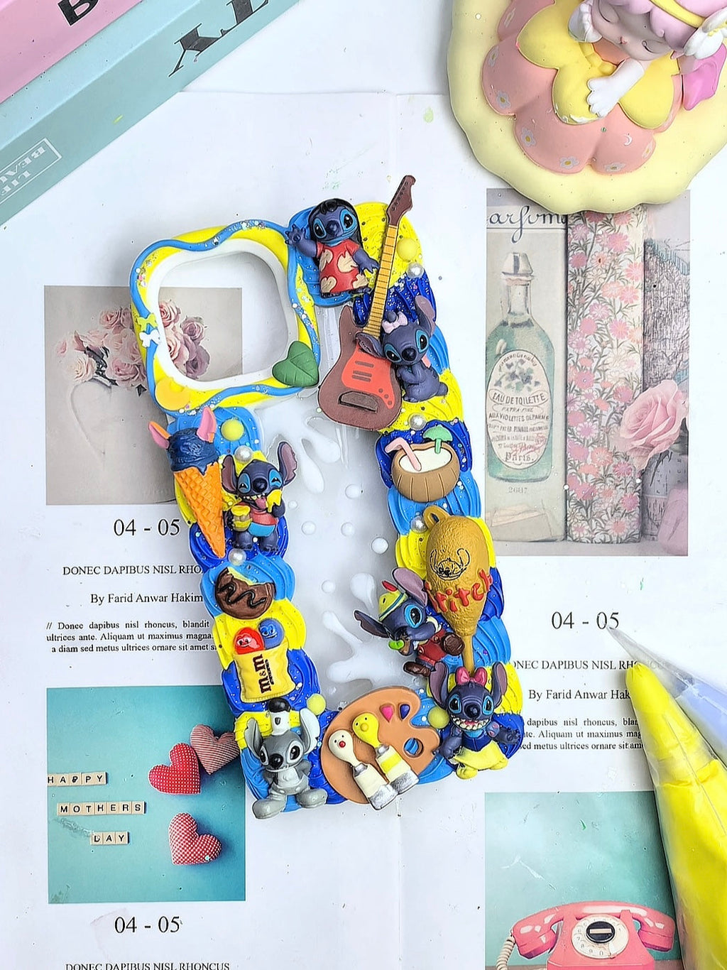 Stitch Handmade Decoden Phone Case｜All Models Available