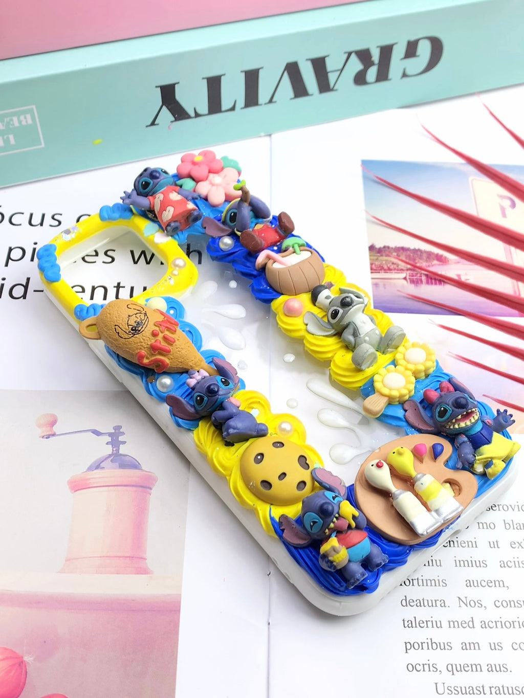 Stitch Handmade Decoden Phone Case｜All Models Available
