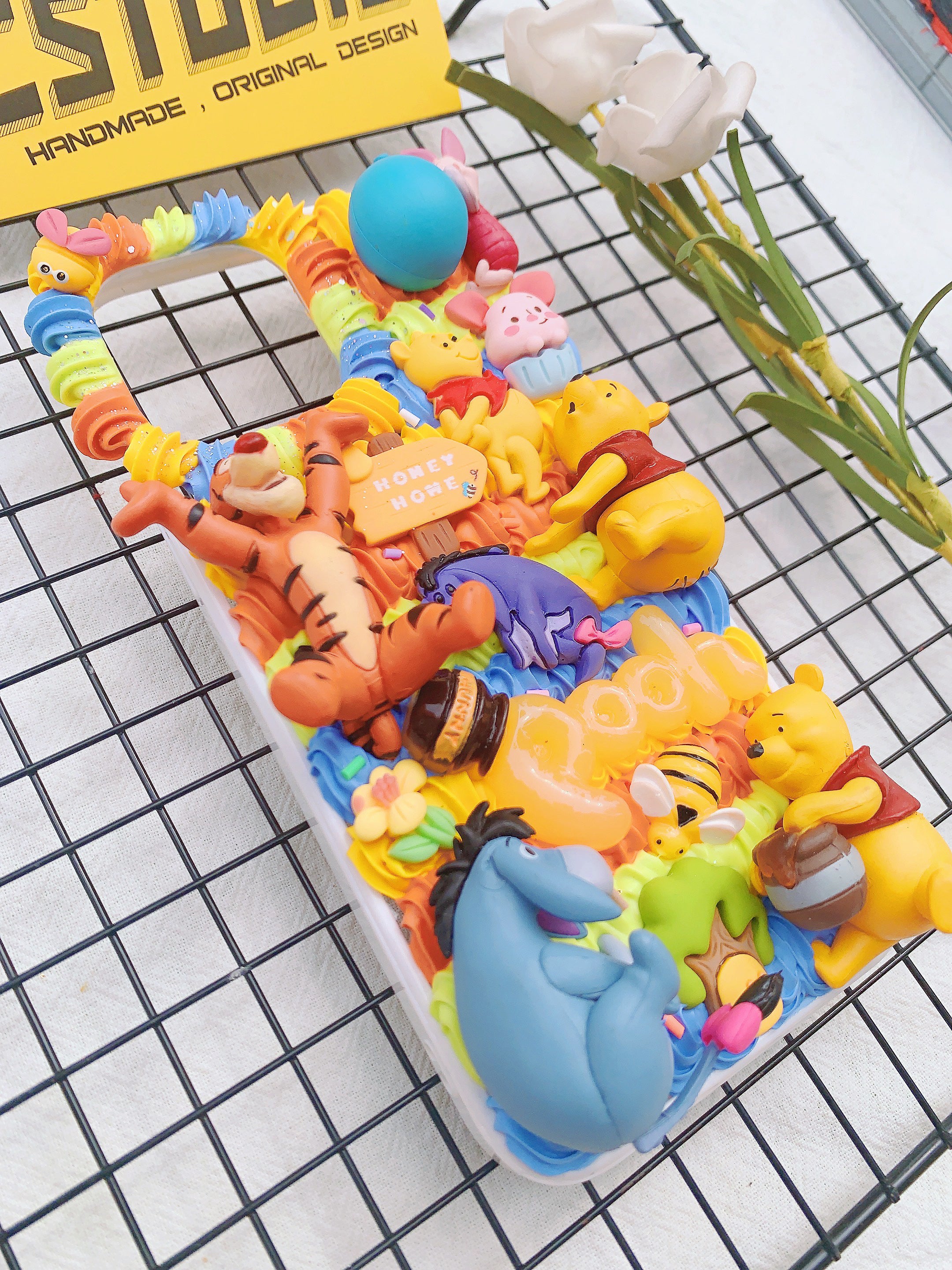 Winnie the Pooh Decoden Phone Case For Any Phone Model