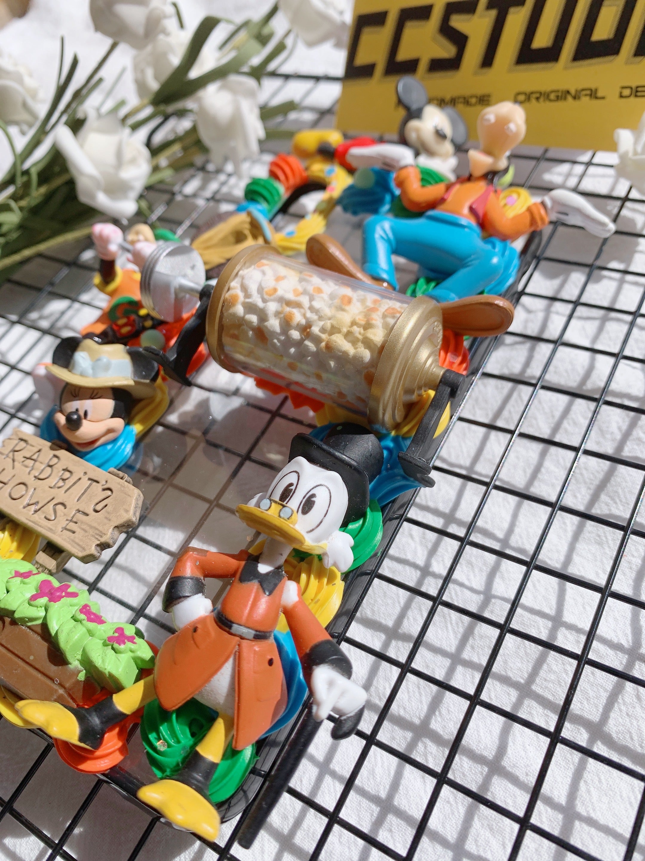 Disney Mickey Goofy Decoden Phone Case For Any Phone Model