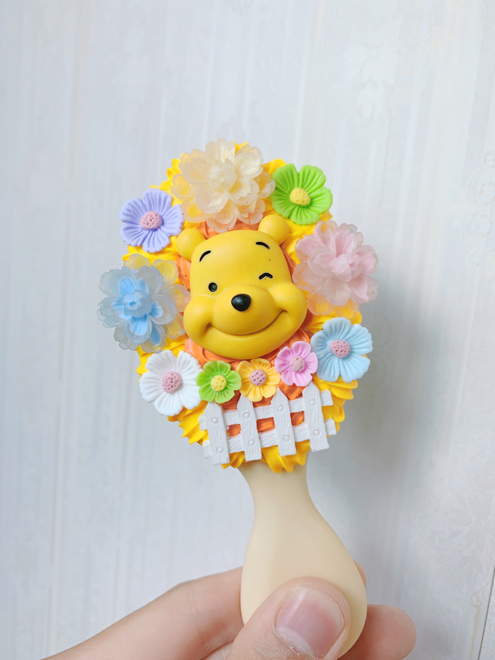 Winnie the Pooh Decoden Hair Brush Comb