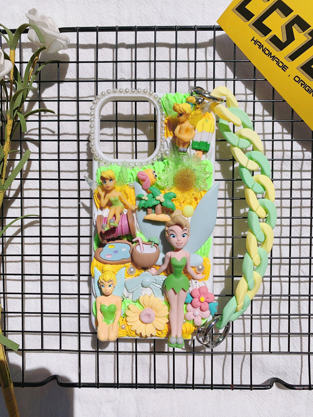 Tinker Bell Princess Decoden Phone Case For Any Phone Model Tinkerbell