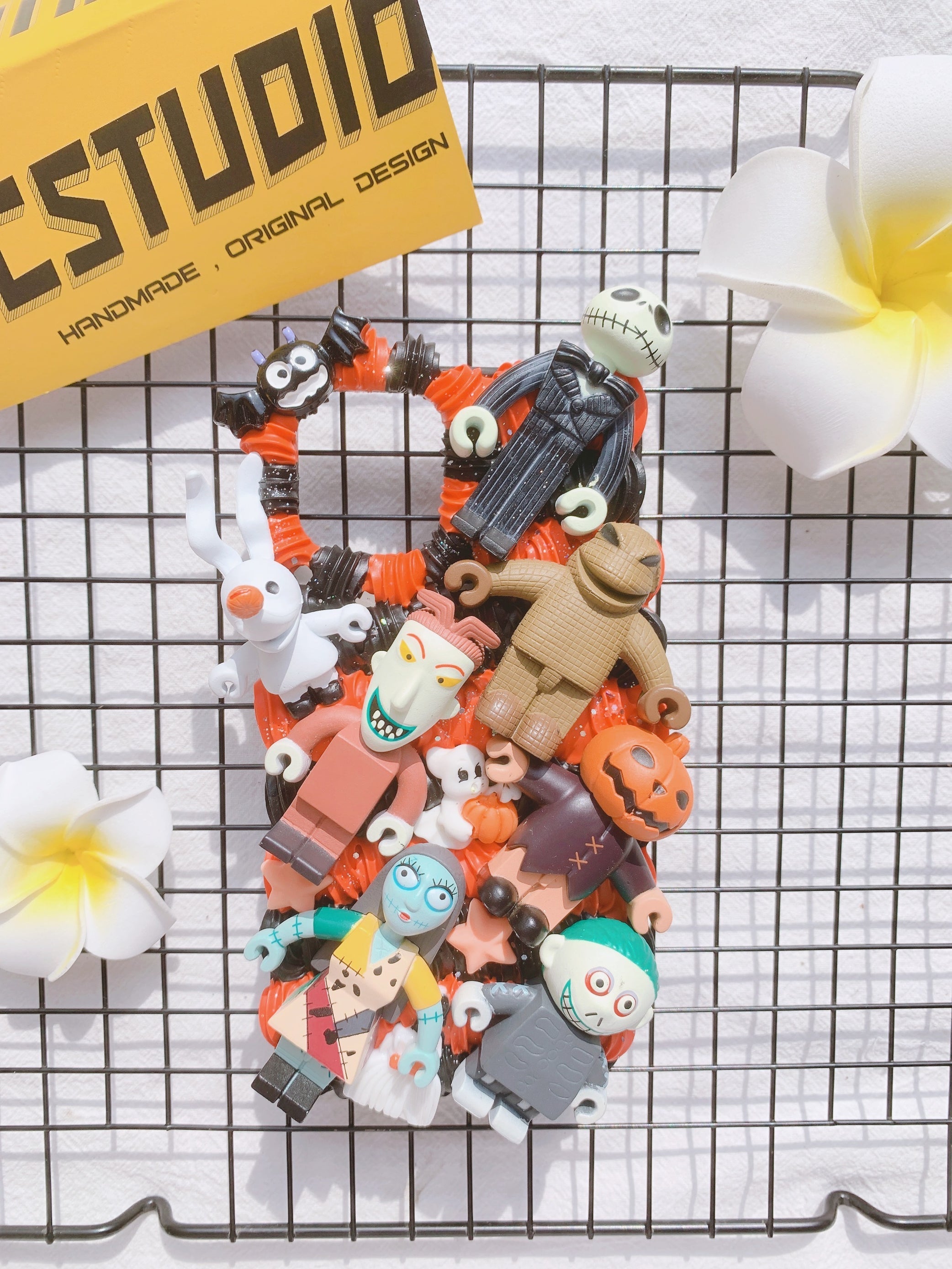 Horror Halloween Theme Nightmare before Christmas Handmade Decoden Phone Case For Any Phone Model