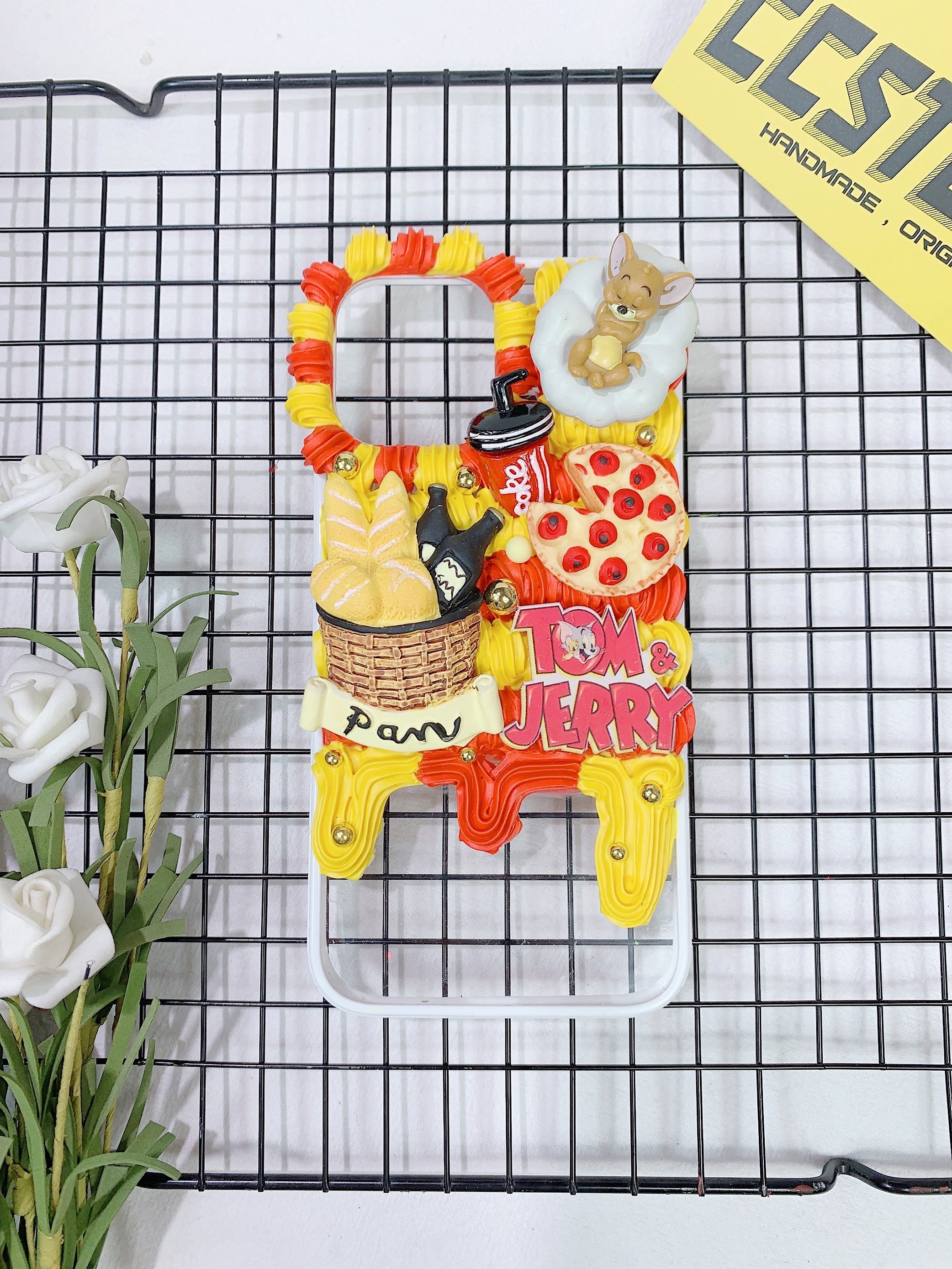 Tom and Jerry Handmade Decoden Phone Cases For Any Phone Model