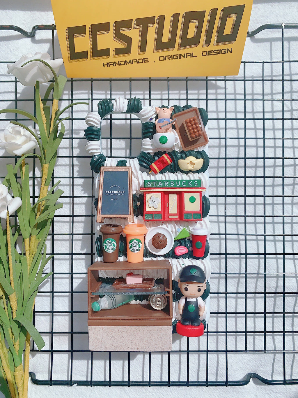 Starbucks Coffee Decoden Phone Case For Any Phone Model（副本）