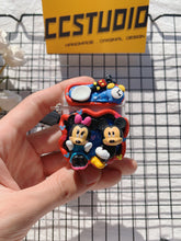 Cargar imagen en el visor de la galería, Disney Mickey Minnie Decoden Earbud Case AirPods Case For Any Model with Keychain
