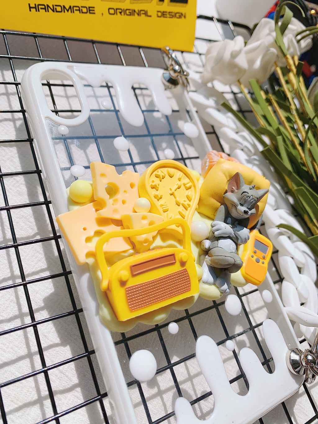 Tom and Jerry Handmade Decoden Phone Cases For Any Phone Model