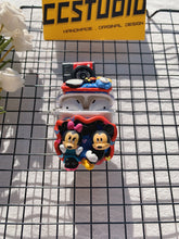 Cargar imagen en el visor de la galería, Disney Mickey Minnie Decoden Earbud Case AirPods Case For Any Model with Keychain
