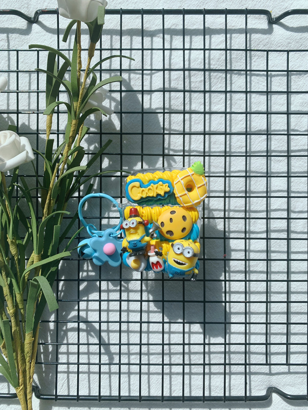 Minions Decoden Earbud Case For Any Model with Keychain