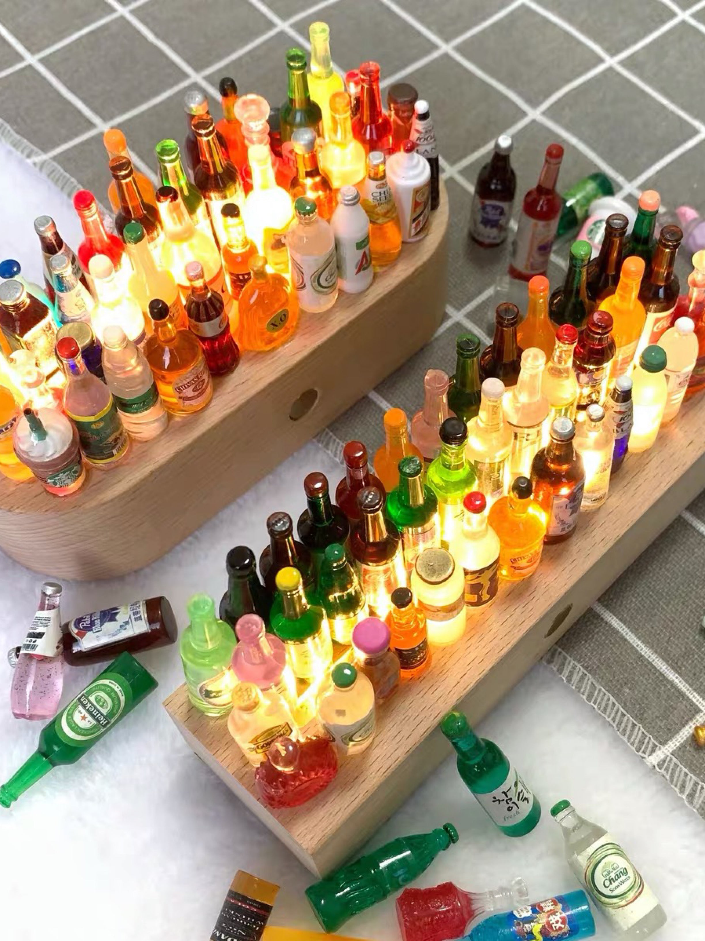 【DIY PACKAGE】 Mini Bottles Night Lamp