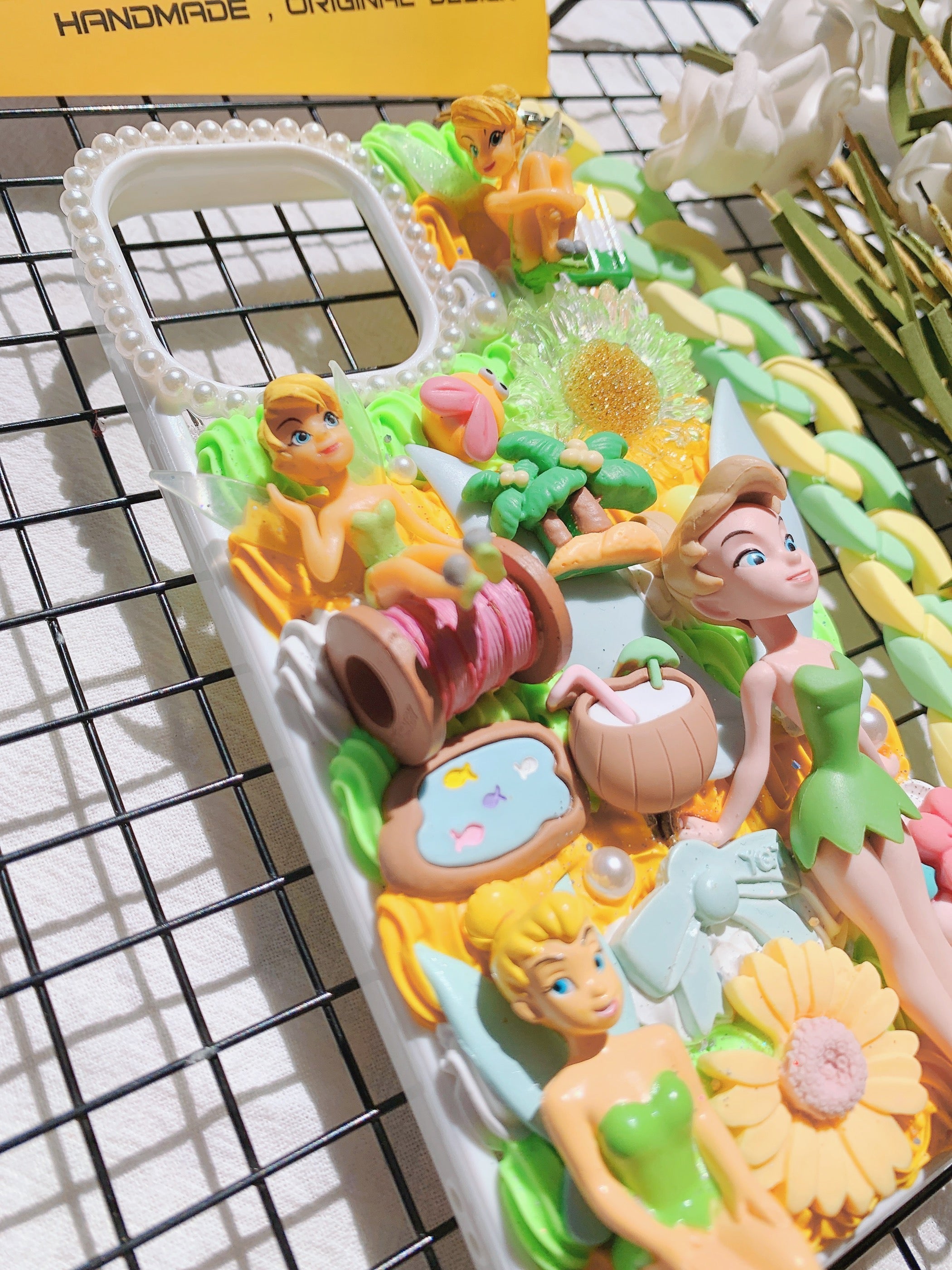 Tinker Bell Princess Decoden Phone Case For Any Phone Model Tinkerbell