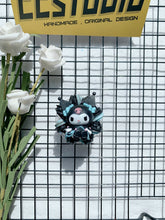 Cargar imagen en el visor de la galería, Sanrio Kuromi Decoden PopSocket: Collapsible Grip &amp; Stand for Phones and Tablets
