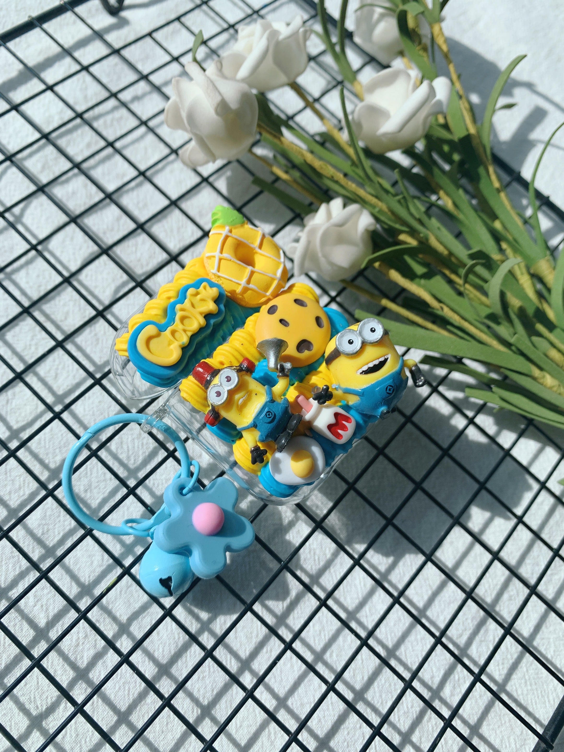 Minions Decoden Earbud Case For Any Model with Keychain
