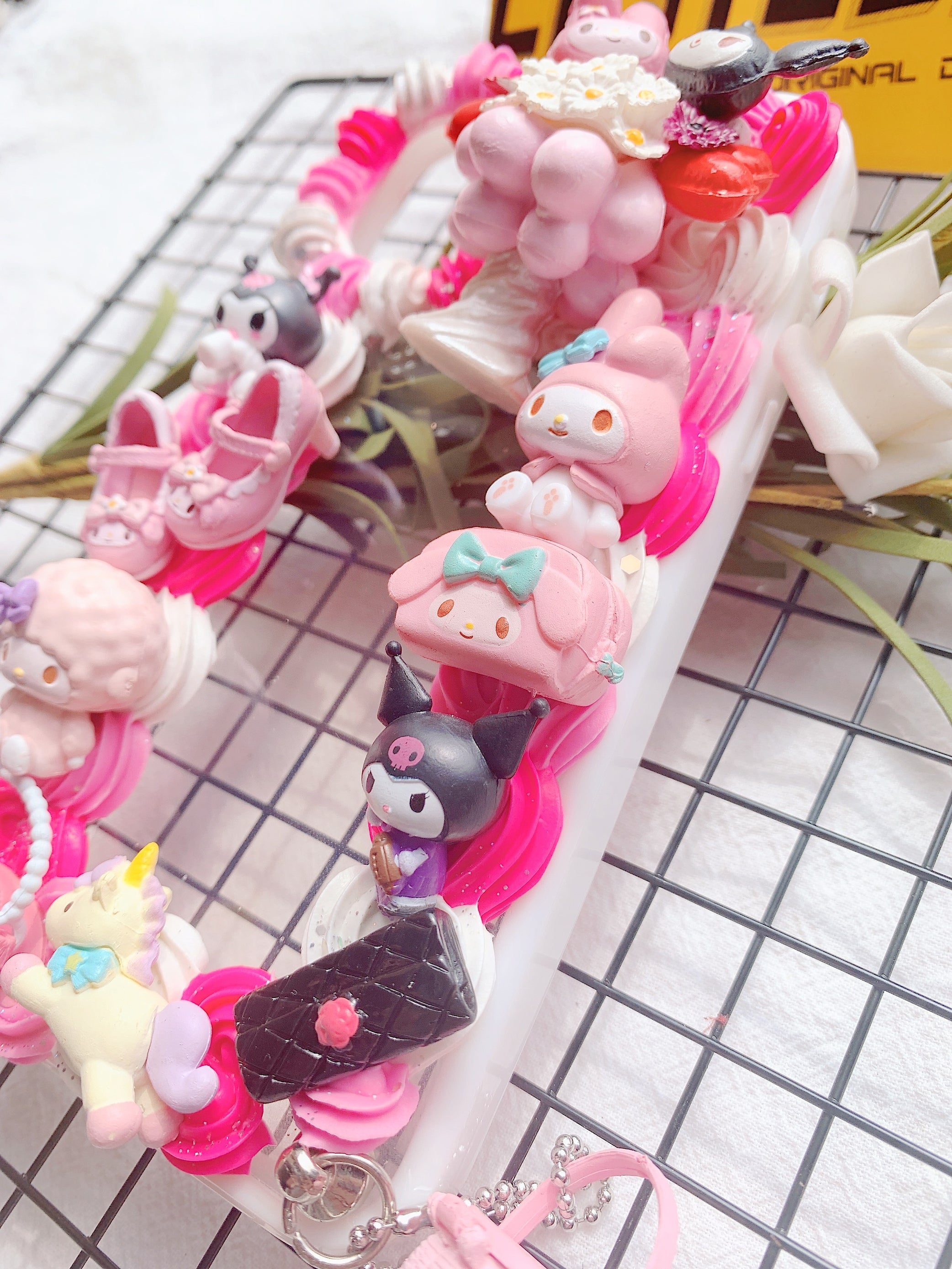Sanrio Mymelody & Kuromi Decoden Phone Case For Any Phone Model