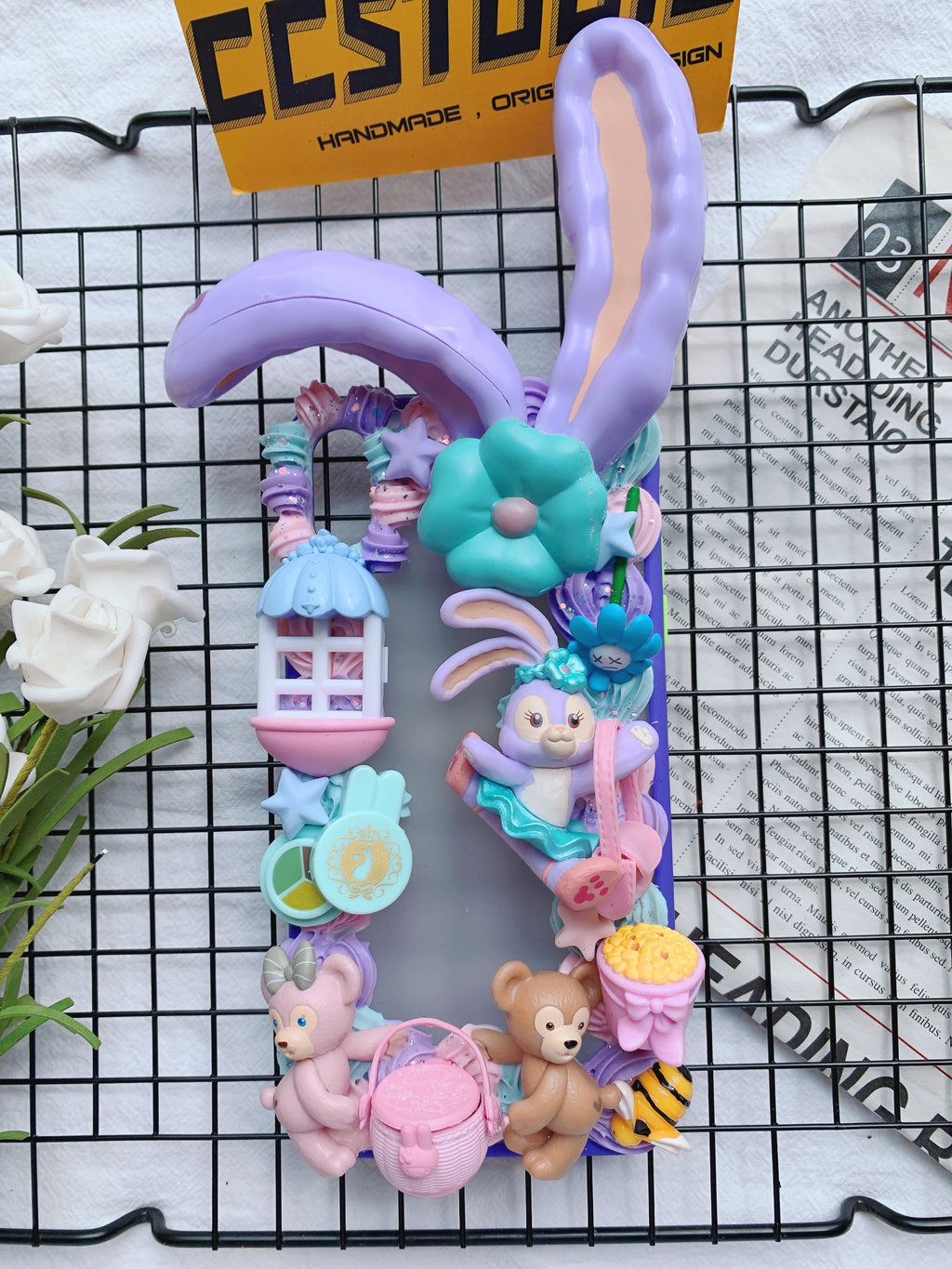 Bunny Handmade Decoden Phone Cases For Any Phone Model