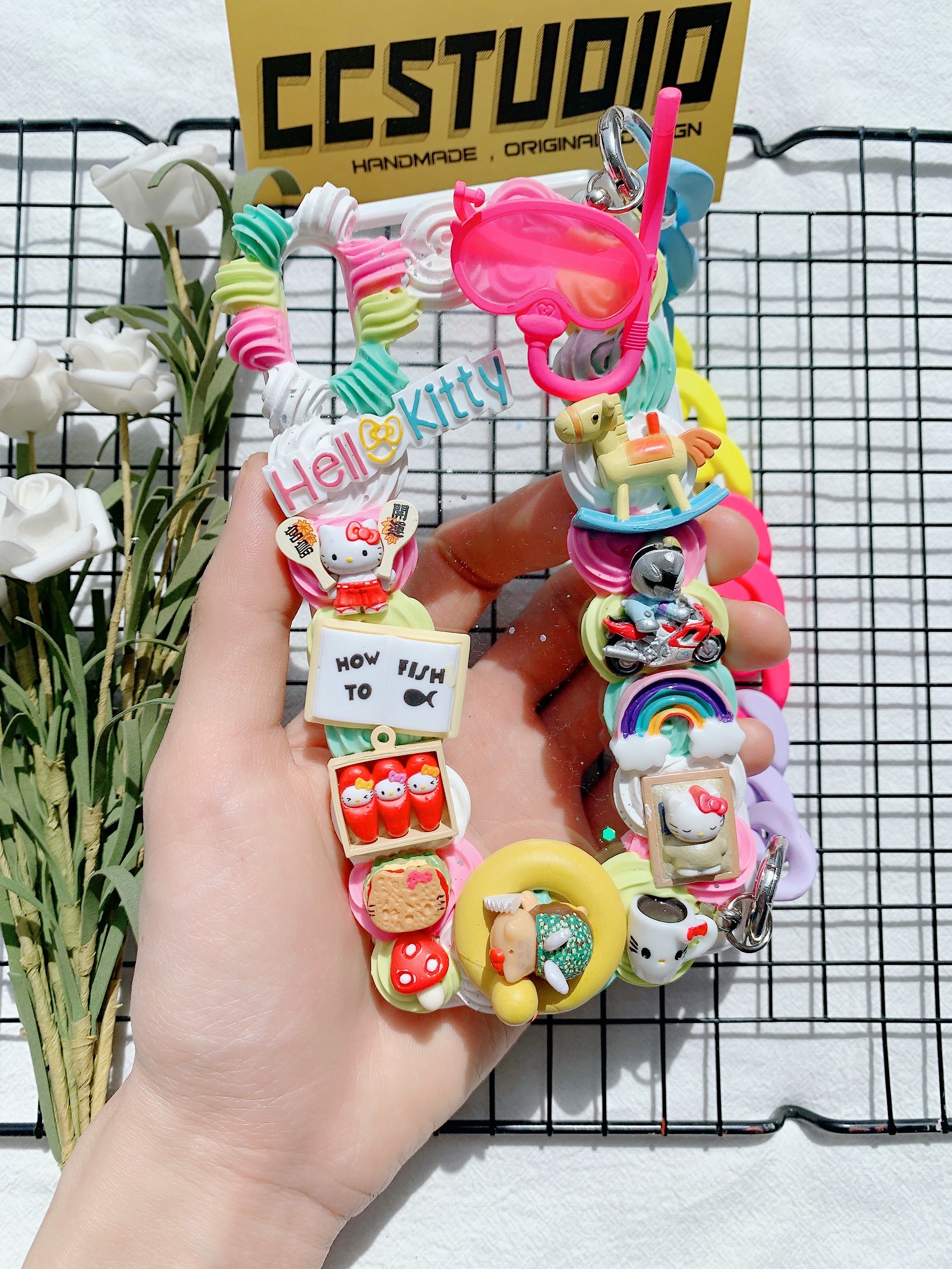 Sanrio Hello Kitty Decoden Phone Case For Any Phone Model