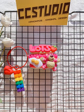Carica l&#39;immagine nel visualizzatore di Gallery, Toy Story Lotso Bear Decoden Earbud Case For Any Model with Keychain
