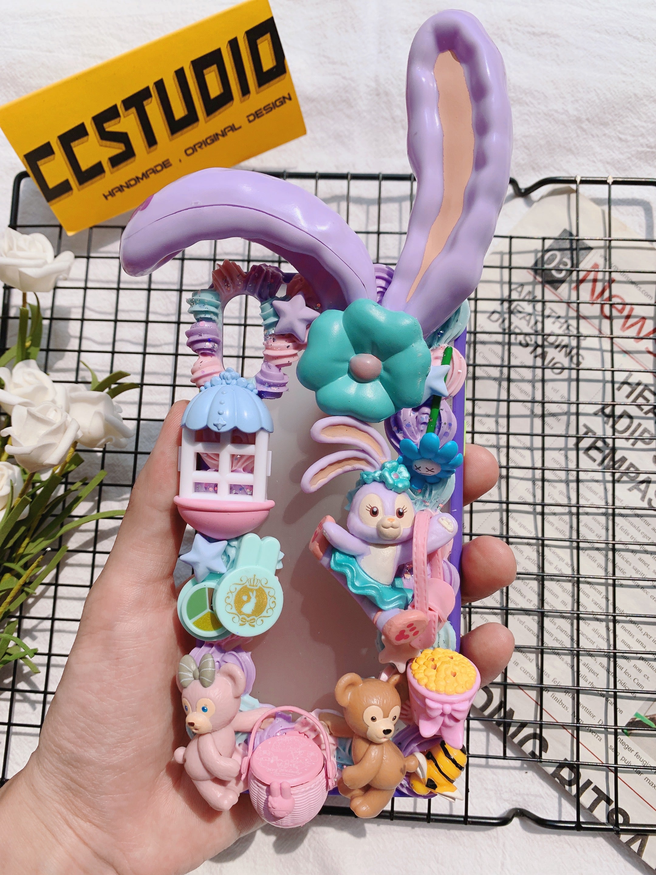 Bunny Handmade Decoden Phone Cases For Any Phone Model