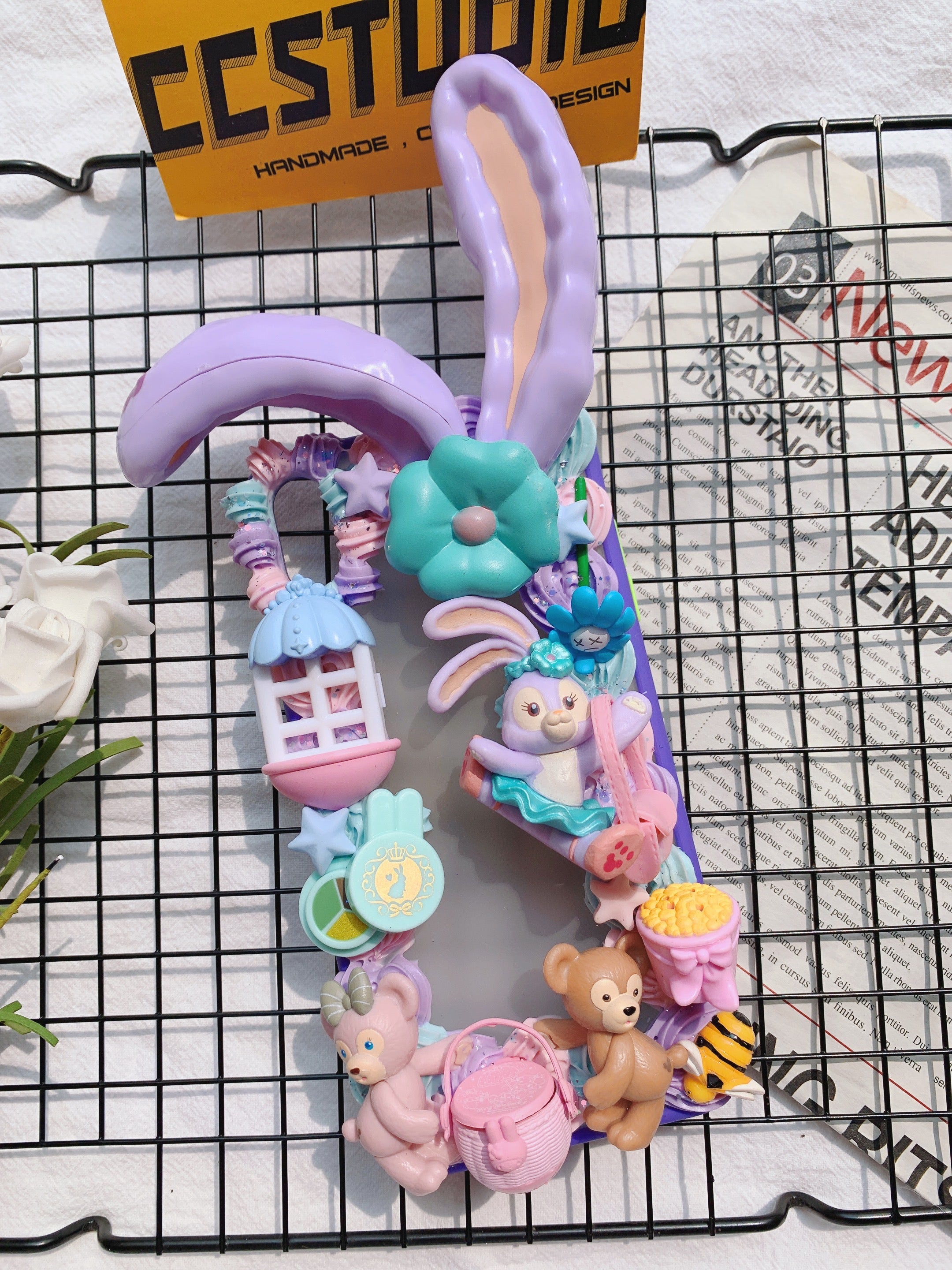 Bunny Handmade Decoden Phone Cases For Any Phone Model