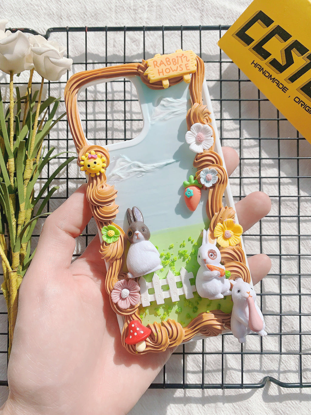 Forest Bunny Decoden Phone Cases For Any Phone Model