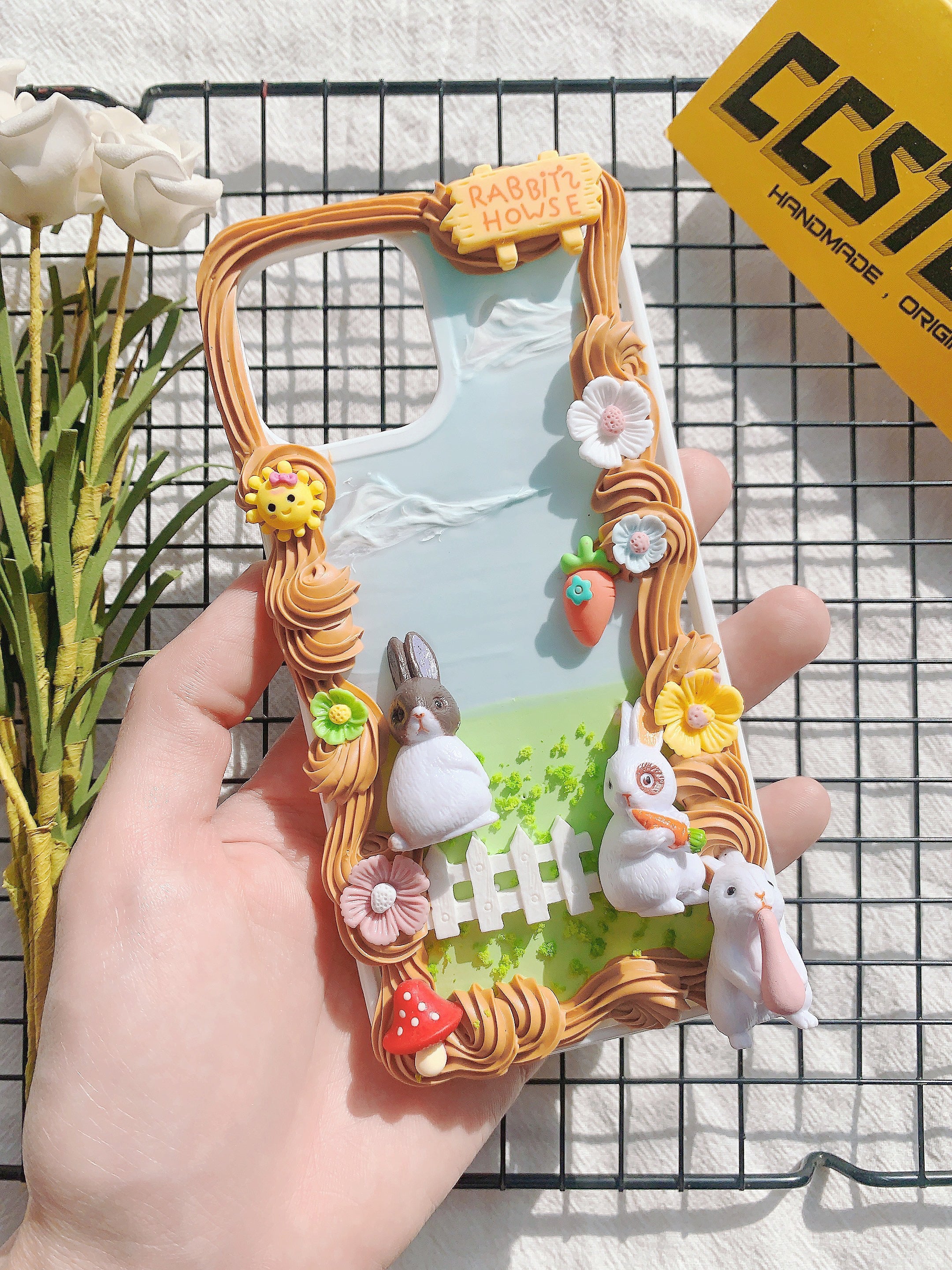 Forest Bunny Decoden Phone Cases For Any Phone Model